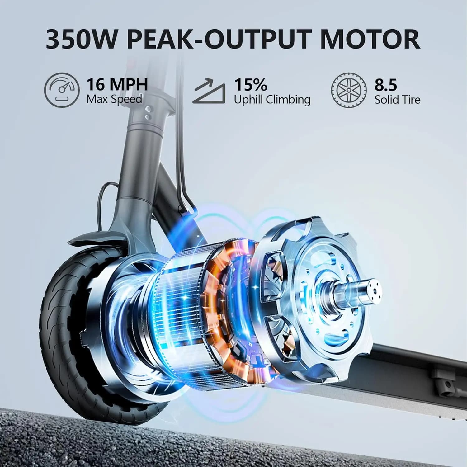 Ladped LP60 350W Electric Scooter (19-MPH, 16-Mile Range) for $96.77