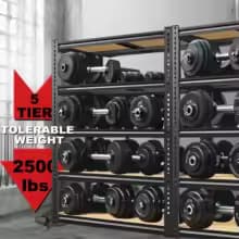 60" HAGOO Heavy Duty Adjustable Garage Storage Shelves thumbnail 2