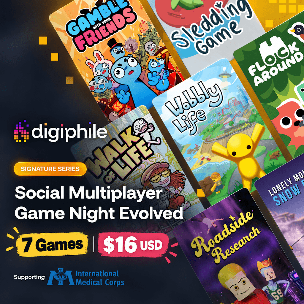 7 Social Multiplayer Games Bundle: Wobbly Life, Gamble With Your Friends &amp; More (PC Games) thumbnail 2