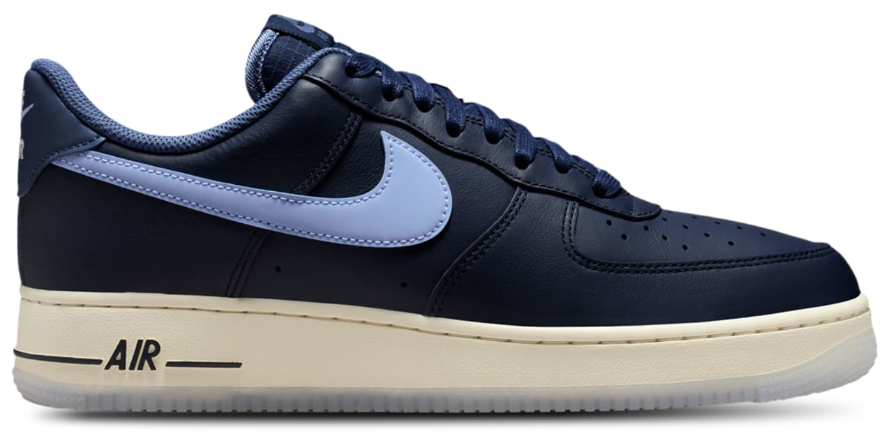 Tenis Nike Air Force 1 '07 para Hombre (Obsidiana/Azul)