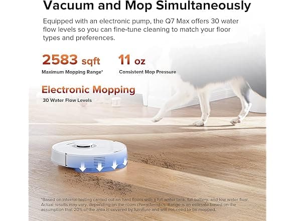 Roborock Q7 Max Robot Vacuum & Mop (Refurbished) thumbnail 3