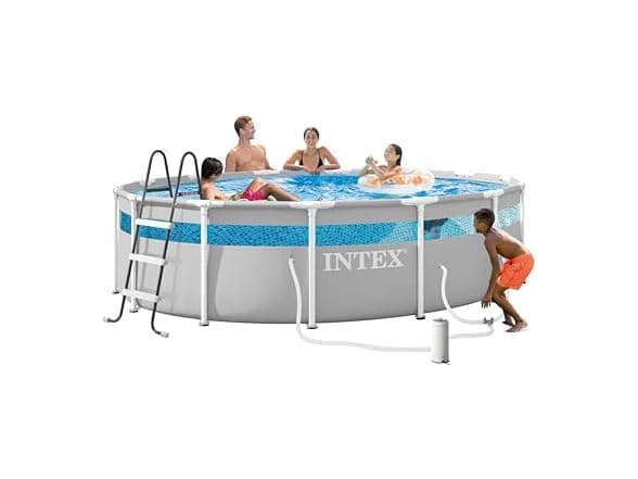 Intex Prism Frame Clearview Premium Above Ground Pool Set (14' x 42")