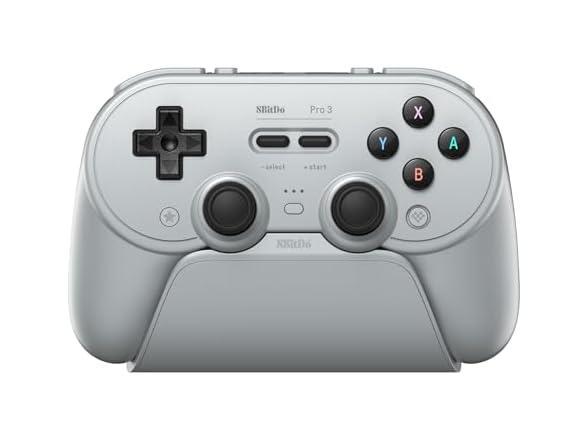 Controlador Bluetooth 8Bitdo Pro 3 para Switch y PC con Dock de Carga