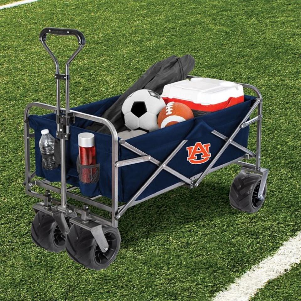 Smart Design 7051042 Collegiate Heavy-Duty Utility Collapsible Sports Wagon