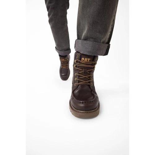 Caterpillar Men's Colorado Moc Toe Boots (Dark Brown) thumbnail 2