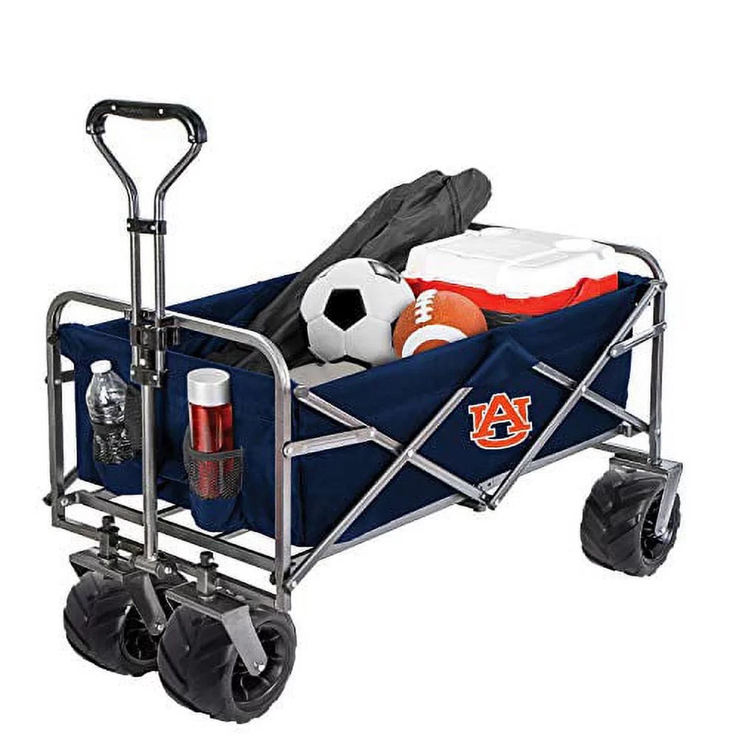Smart Design 7051042 Collegiate Heavy-Duty Utility Collapsible Sports Wagon
