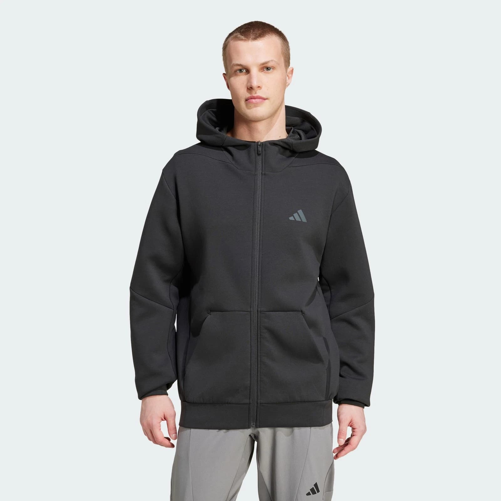 Chamarra Deportiva adidas para Hombre - Cierre Completo, Diseñada para Entrenar (¡68% Dcto!)