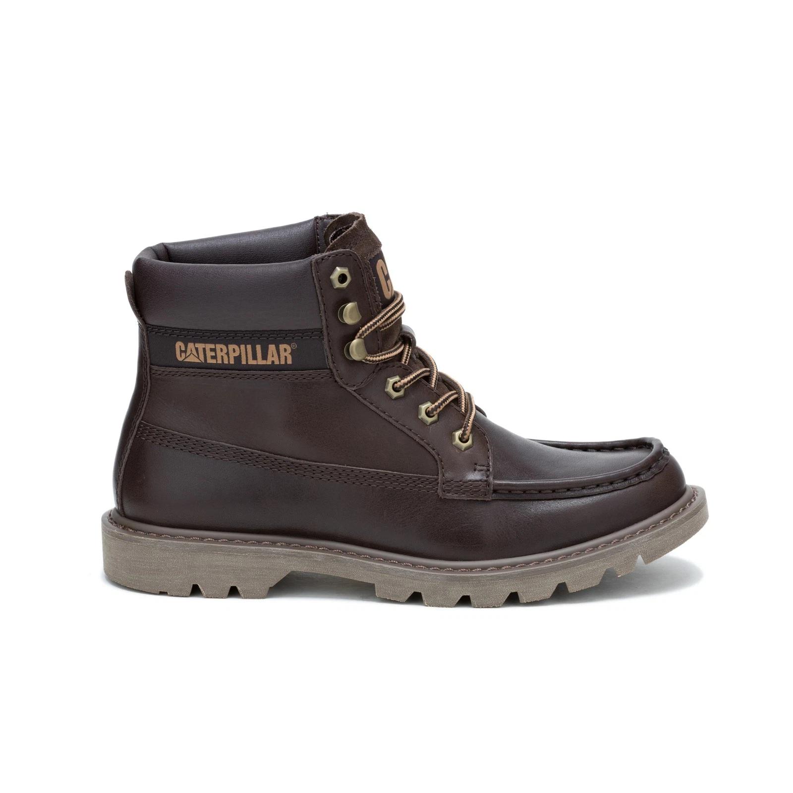 Caterpillar Men's Colorado Moc Toe Boots (Dark Brown)