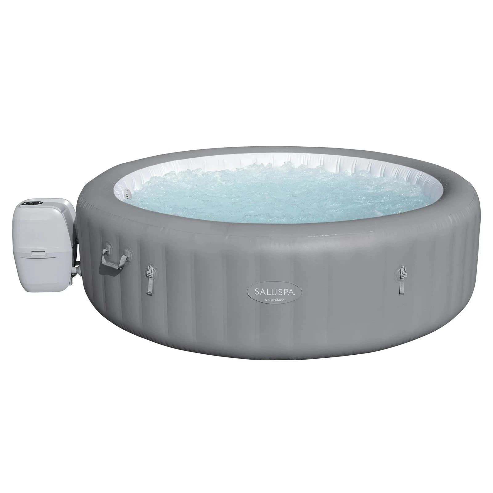 SaluSpa Grenada AirJet Inflatable Hot Tub Spa (6-8 Person) with Pump