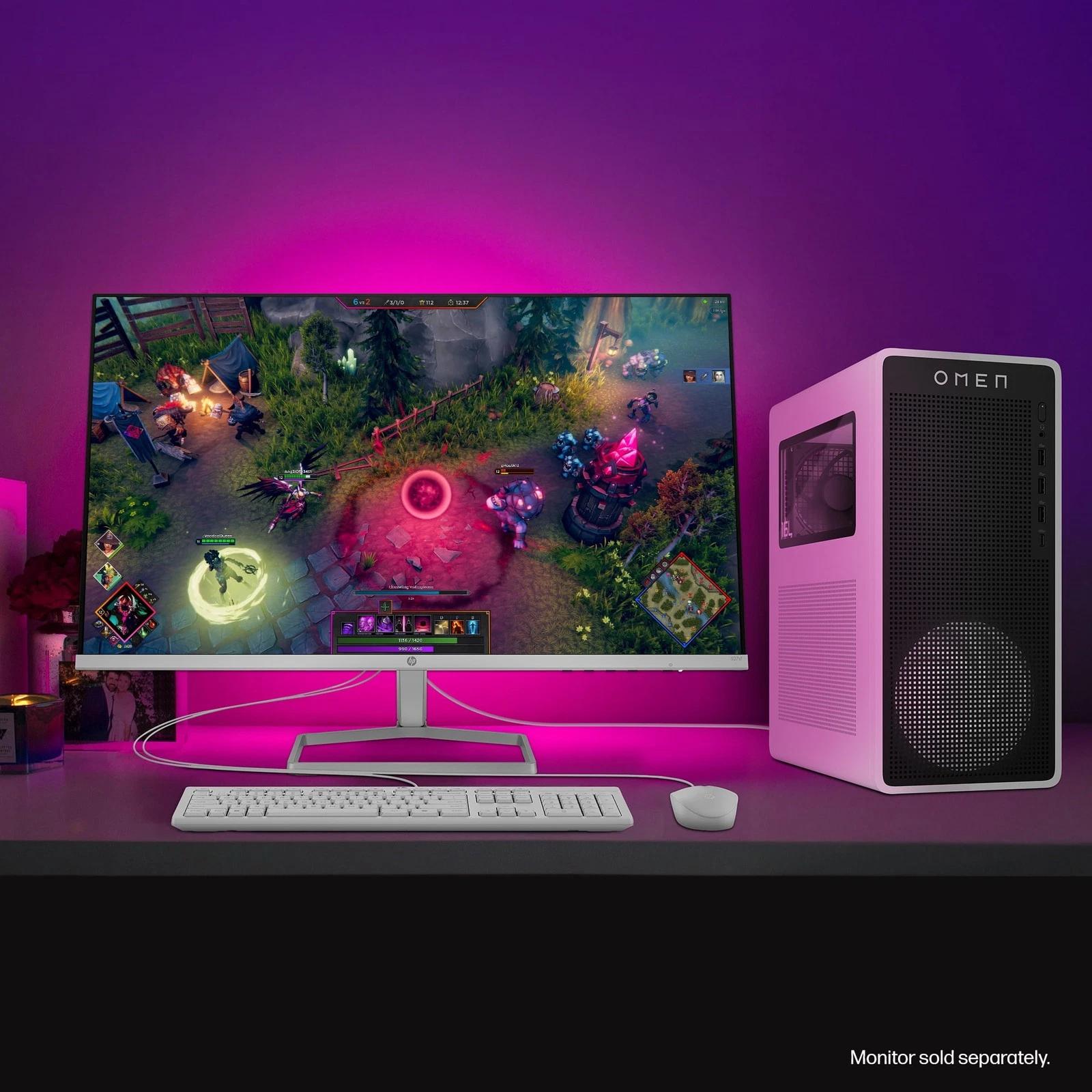 HP OMEN 16L Gaming Desktop (i5-14400F, RTX 4060, 16GB RAM, 1TB SSD) - 40% Off