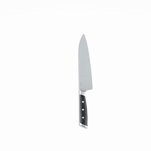 All-Clad Forged German Stainless Steel Chef's Knife, 8 inch | Fully Forged, Sharp and Cryo-hardened blades, Expert Precision with 26-degree cutting edge, Triple-riveted handle