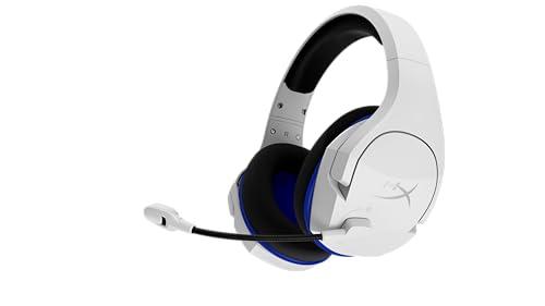 Audífonos Gamer Inalámbricos HyperX Cloud Stinger Core para PS4/PS5/PC - Micrófono con Cancelación de Ruido - Blanco