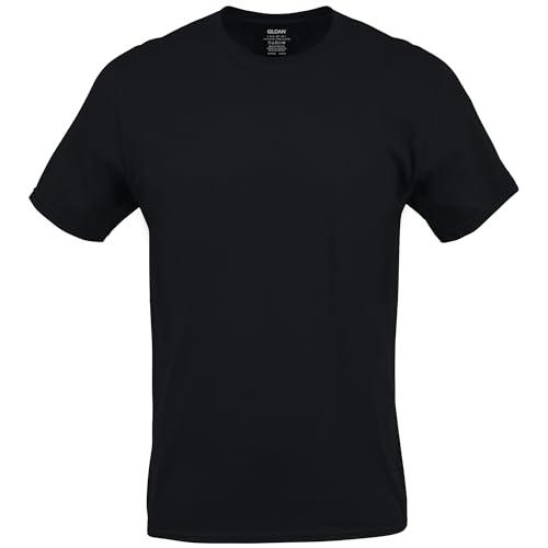 Miniatura de Playeras Cuello Redondo Gildan para Hombre, Paquete de 12, Negras, Talla Grande 3