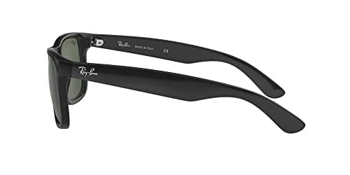 Ray-Ban RB4165 Justin 601/71 55MM Black/Plastic Lens Green Square Sunglasses for Men thumbnail 4