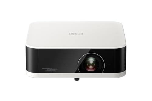 Epson Lifestudio Pop Full HD Personal Lifestyle Projector 700 Lumens of Color and White Brightness, Sound by Bose Technology, Google TV, 3-Chip 3LCD Triple Core Engine, Projection 