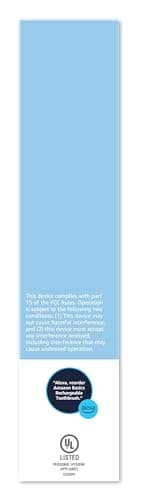Amazon Basics Power Rechargeable Electric Toothbrush with EasyFlex Brush Heads, Bacteria Defense and Replace-Me Bristles, 2-Minute Quadrant Timer thumbnail 2