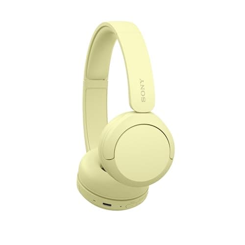 Sony WH-CH520 Wireless Headphones Bluetooth On-Ear Headset with Microphone and up to 50 Hours Battery Life with Quick Charging, Butter Yellow thumbnail 7