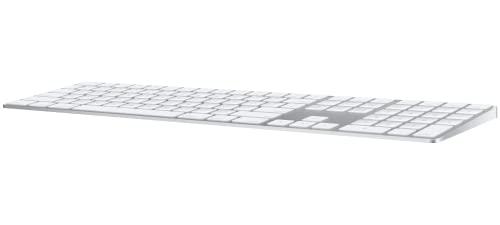 Apple Magic Keyboard with Numeric Keypad: Wireless, Bluetooth, Rechargeable. Works with Mac, iPad, or iPhone; US English - White thumbnail 4