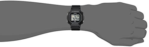 Casio Men's F108WH Illuminator Collection Black Resin Strap Digital Watch thumbnail 6