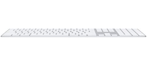 Apple Magic Keyboard with Numeric Keypad: Wireless, Bluetooth, Rechargeable. Works with Mac, iPad, or iPhone; US English - White thumbnail 2