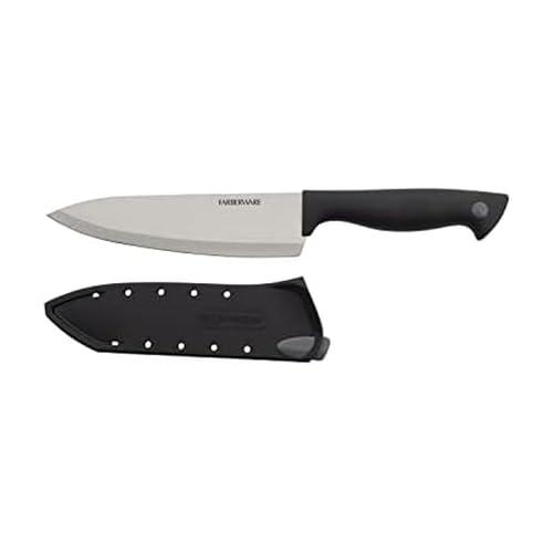 Cuchillo de Chef Farberware Edgekeeper de 6 Pulgadas con Funda Autoafilable