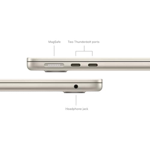 Apple 2024 MacBook Air 13-inch Laptop with M3 chip: Built for Apple Intelligence, 13.6-inch Liquid Retina Display, 16GB Unified Memory, 512GB SSD Storage, Backlit Keyboard, Touch I