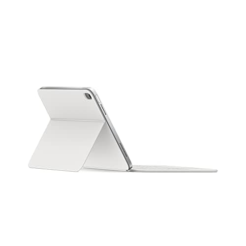 Miniatura de Apple Magic Keyboard Folio: Teclado y Funda Magnética para iPad (A16/10.ª Gen) con Trackpad – Blanco (Inglés EE. UU.) 3