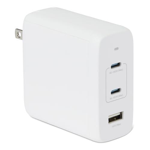 Cargador de Pared Amazon Basics USB-C GaN 120W 3 Puertos Blanco