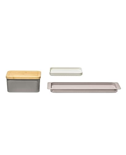 OXO 3-Piece Countertop Organizer Set, Kitchen Countertop Organizer thumbnail 8