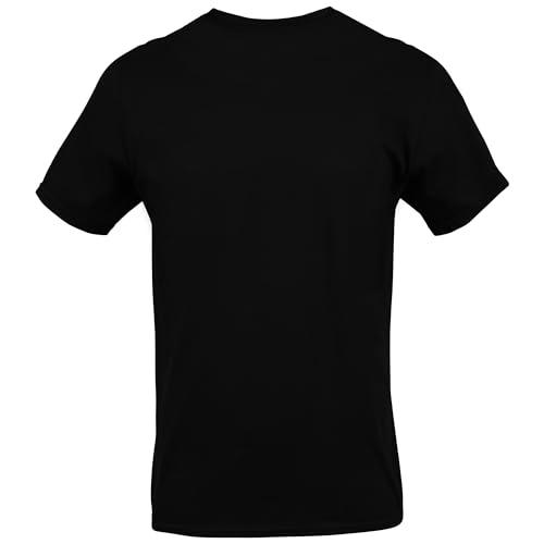 Miniatura de Playeras Cuello Redondo Gildan para Hombre, Paquete de 12, Negras, Talla Grande 4