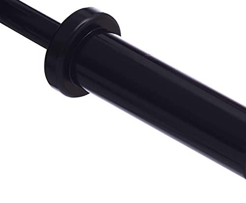 Signature Fitness Powergainz Standard Olympic Super Curl Barbell Curl Bar Threaded Curl Bar, 48 inch,Black thumbnail 2