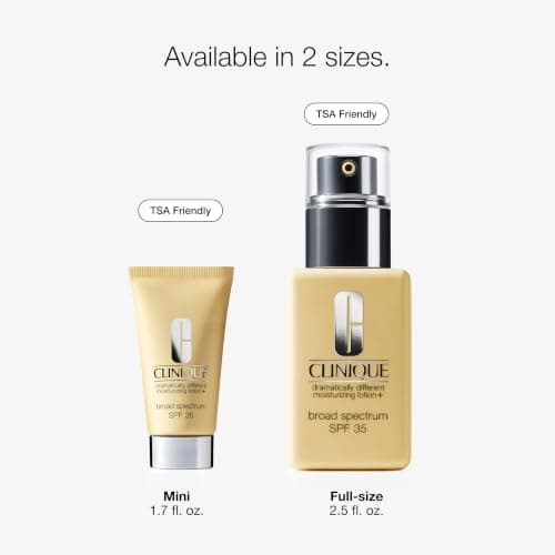 Clinique Dramatically Different Moisturizing Lotion+ SPF 35 | Face Moisturizer With SPF, Glycerin, & Hyaluronic Acid | Hydrating + Sun Protection, 2.5 Fl Oz thumbnail 8