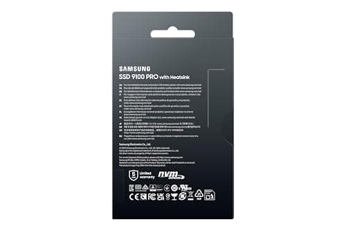 Miniatura de Samsung SSD 9100 PRO con Disipador 2TB, PCIe 5.0x4 M.2 2280, Hasta 14,700MB/s 8