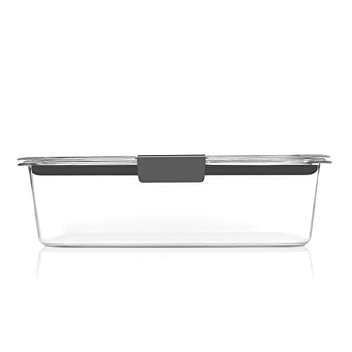 Rubbermaid Brilliance Food Storage Containers, Set of 5 (10 Pieces), BPA-Free, Leak-Proof, Clear thumbnail 7