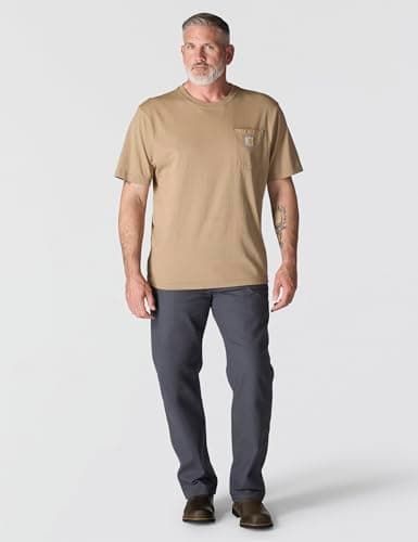 Carhartt Men's Iconic K87 Pocket T-Shirt, Desert, Large thumbnail 3