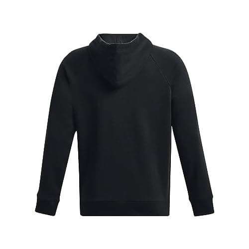 Sudadera Under Armour Rival Fleece Hombre Negra/Blanca (Talla Grande)
