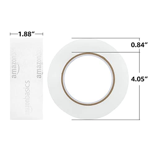 Amazon Basics Packing Tape, Strong & Durable for Moving, Storage, Shipping, Mailing and Sealing, Crystal Clear, 1.88" x 109 Yards, 6-Pack thumbnail 6