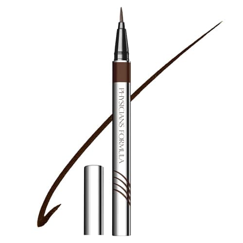 Physicians Formula Eye Booster: Delineador y Suero 2 en 1 para Pestañas, Hipoalergénico y Vegano – Café Oscuro