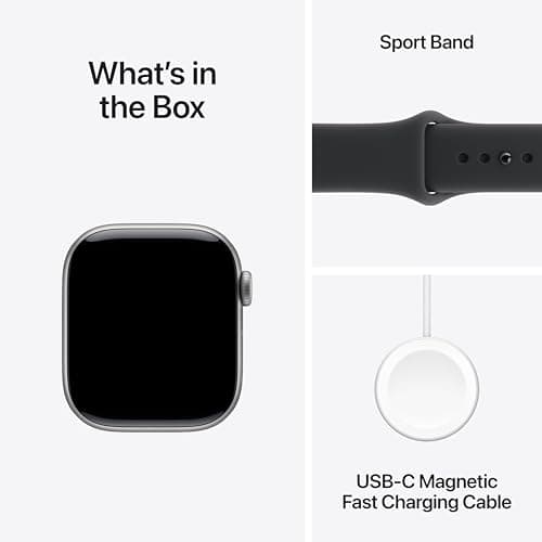 Apple Watch Series 11 [GPS + Cellular 42mm] Smartwatch with Space Gray Aluminum Case with Black Sport Band - S/M. Sleep Score, Fitness Tracker, Health Monitoring, Always-On Display thumbnail 6
