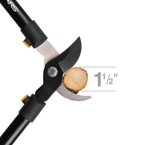 Fiskars 28" Loppers for Tree Trimming, Heavy Duty, Rust-Resistant Sharp Bypass Steel Blade Loppers, Branch Cutter up to 1.5" Diameter Cut Capacity, Shock-Absorbing Handle, Garden T thumbnail 7