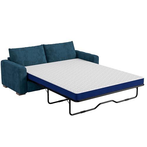 Colchón Wellynap Gel Memory Foam 4 Pulgadas para Sofá Cama Queen