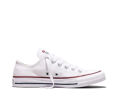 Converse Unisex Adult Chuck Taylor All Star Low Top, Optical White, 12 Womens/10 Mens