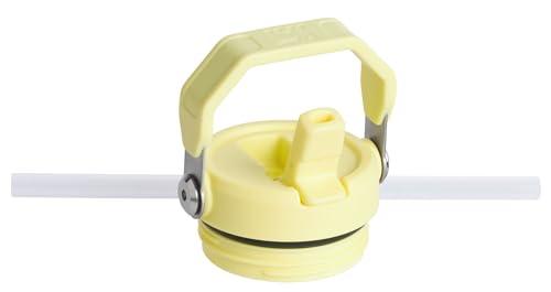 STANLEY IceFlow Flip Straw 2.0 Water Bottle 24 OZ | Built-In Straw with Larger Opening | Lightweight & Leak-Resistant | Insulated Stainless Steel | BPA-Free | Pomelo