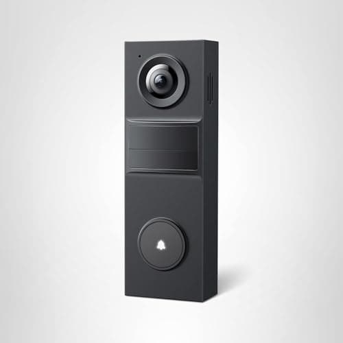 Tapo 2K Wireless Smart Video Doorbell - 160° Ultra-Wide View, Person Detection, 2-Way Talk, Ring Call, Night Vision, Subscription-Free Local Storage or Optional Cloud, D205