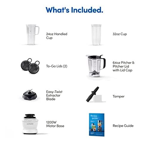 Licuadora nutribullet Combo 1200W – Blanco Mate