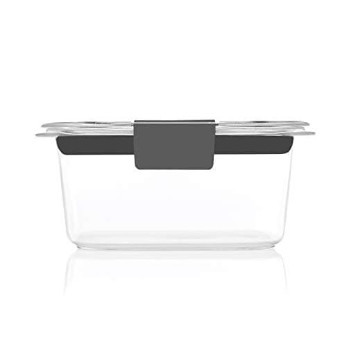 Rubbermaid Brilliance Food Storage Containers, Set of 5 (10 Pieces), BPA-Free, Leak-Proof, Clear thumbnail 5