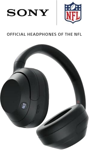 Sony ULT WEAR Over-Ear Noise Canceling Wireless Headphones, Black thumbnail 5