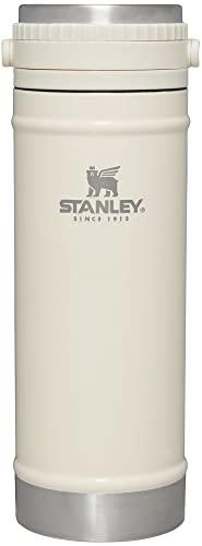 STANLEY Travel Mug with Integrated French Press 16 oz | 5 Minute Brew, 4 Hours Hot, Leakproof Lid | Mesh Filter for Coffee Grounds | Insulated Stainless Steel Coffee Maker | BPA-Fr