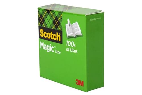 Scotch Magic Tape with Scotch Desktop Dispenser, 6 Rolls of 3/4" x 1000"