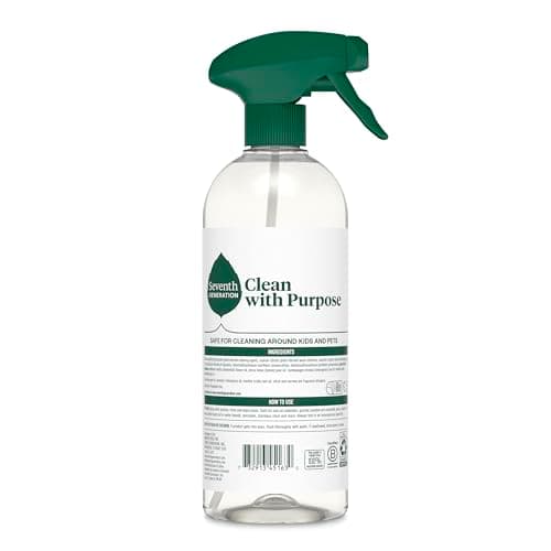 (S&S) Seventh Generation All Purpose Cleaning Spray Surface Cleaner Lemon Chamomile scent Cuts Grease 23 oz, Pack of 4